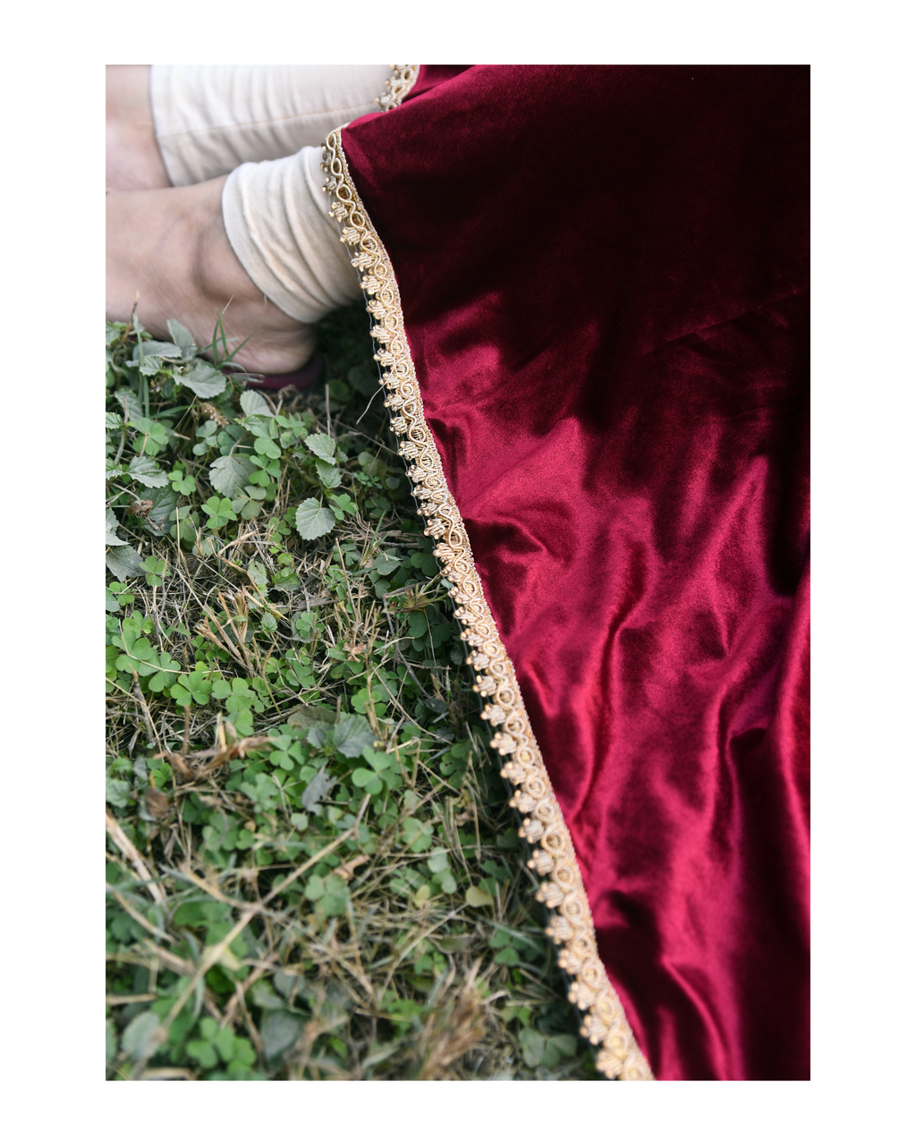 AMÈLORE Women’s Premium Velvet Frock – Deep Mehroon Winter Luxe Elegance