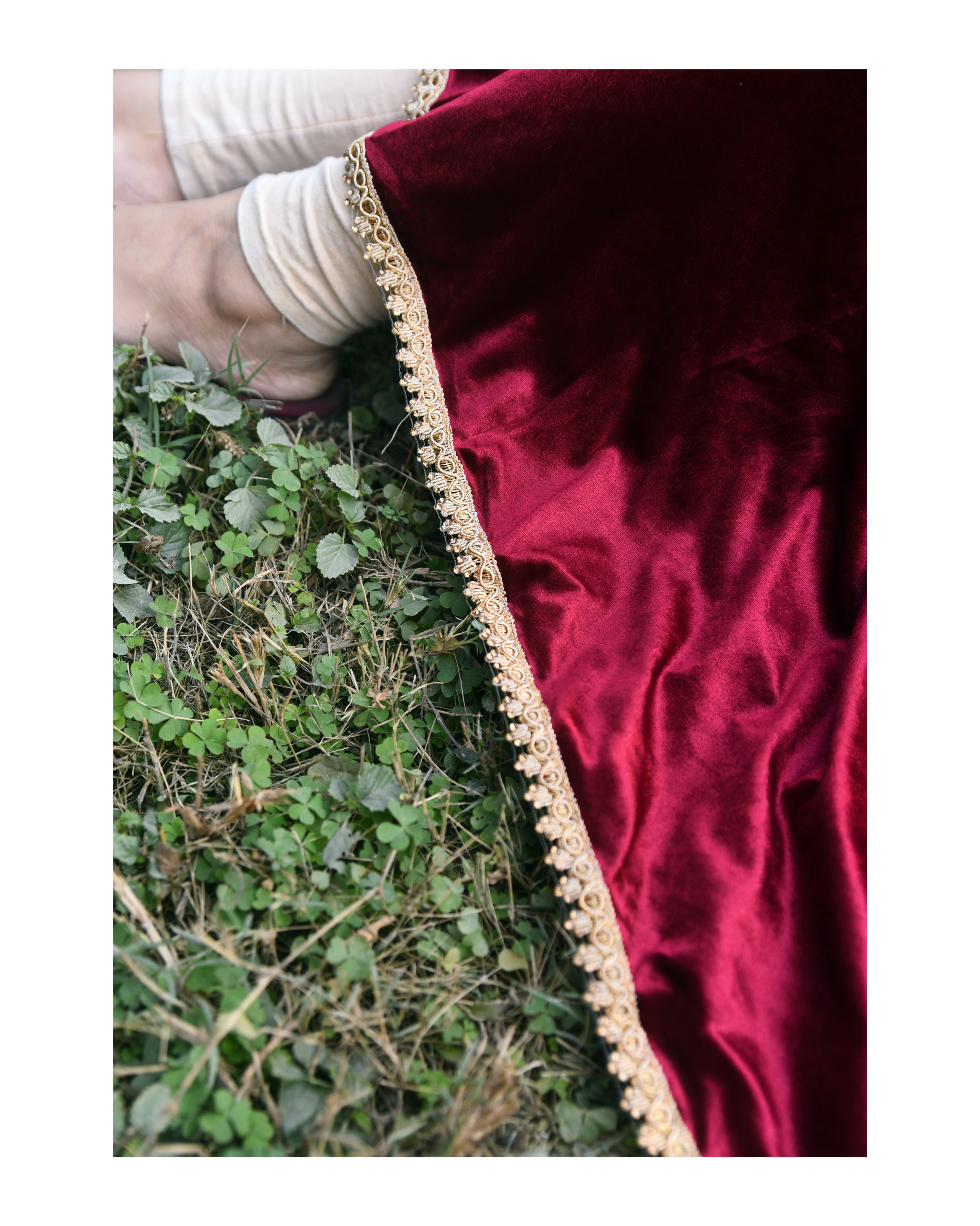 AMÈLORE Women’s Premium Velvet Frock – Deep Mehroon Winter Luxe Elegance