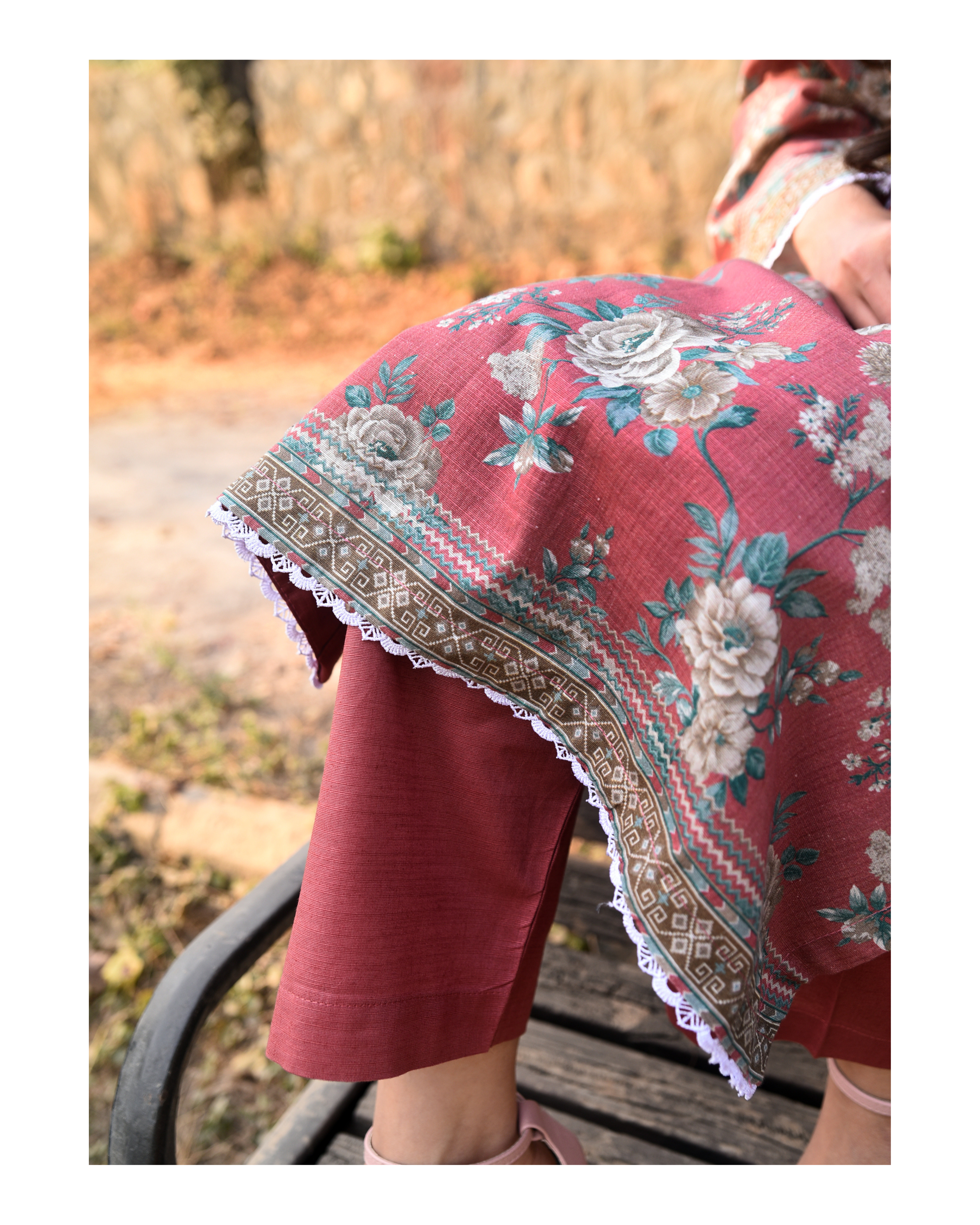 AMÈLORE Women’s 3-Piece Muted Pink Khaddar Suit – Soft Winter Embroidered Elegance