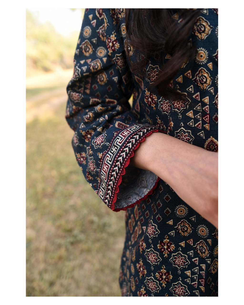 AMÈLORE Women’s 3-Piece Zinc Khaddar Suit – Soft Winter Classic Elegance